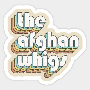 Retro The Afghan Whigs Sticker